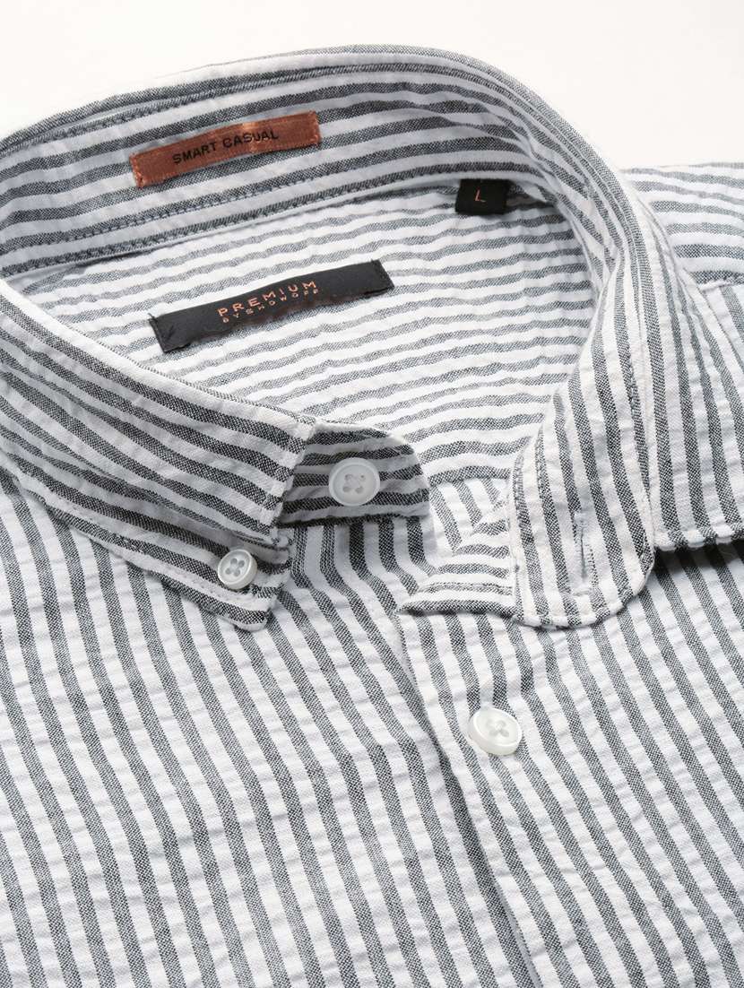 mens stripes casual shirt - 20325486 -  Standard Image - 6