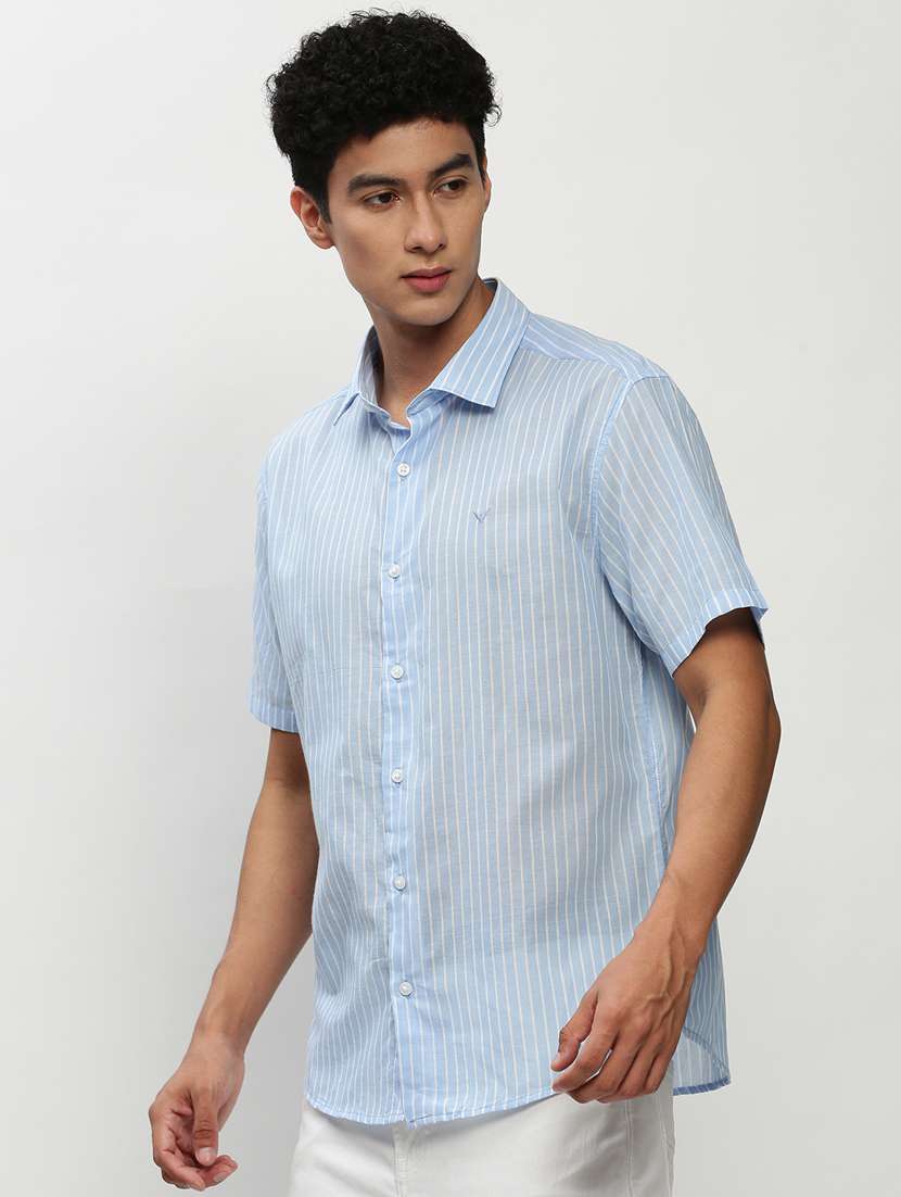 mens stripes casual shirt - 20325498 -  Standard Image - 1