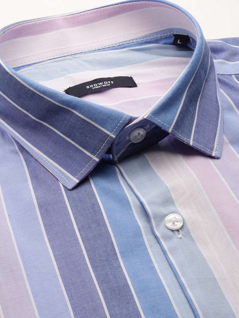 mens stripes casual shirt - 20325499 -  Standard Image - 6