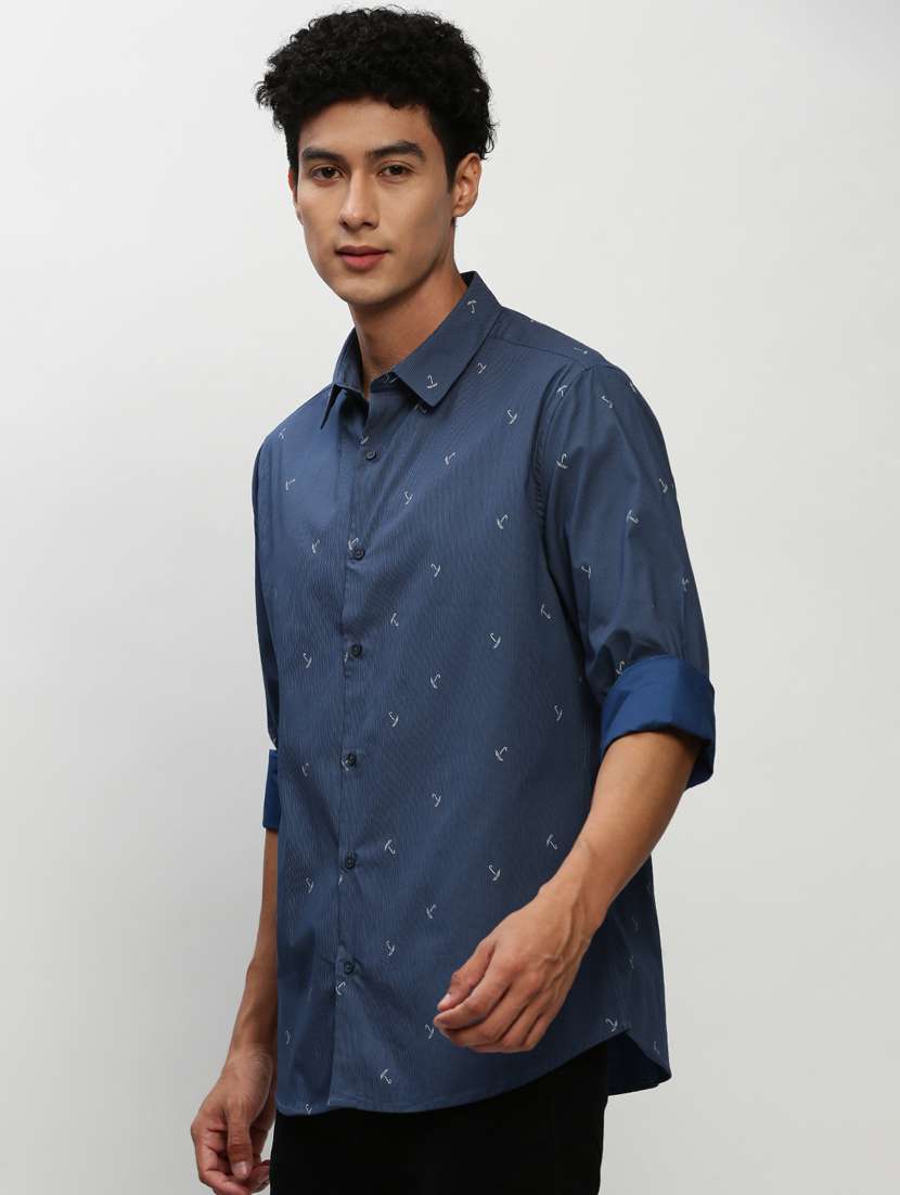 mens printed casual shirt - 20325523 -  Standard Image - 1