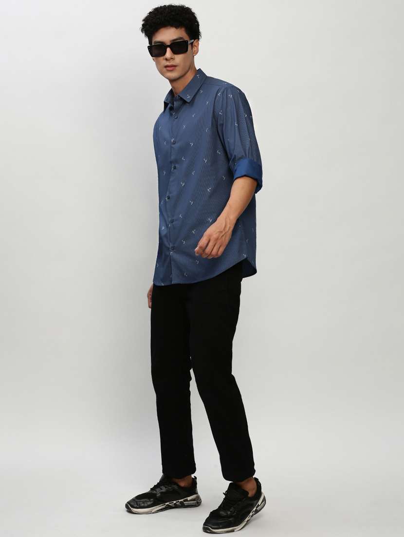 mens printed casual shirt - 20325523 -  Standard Image - 4