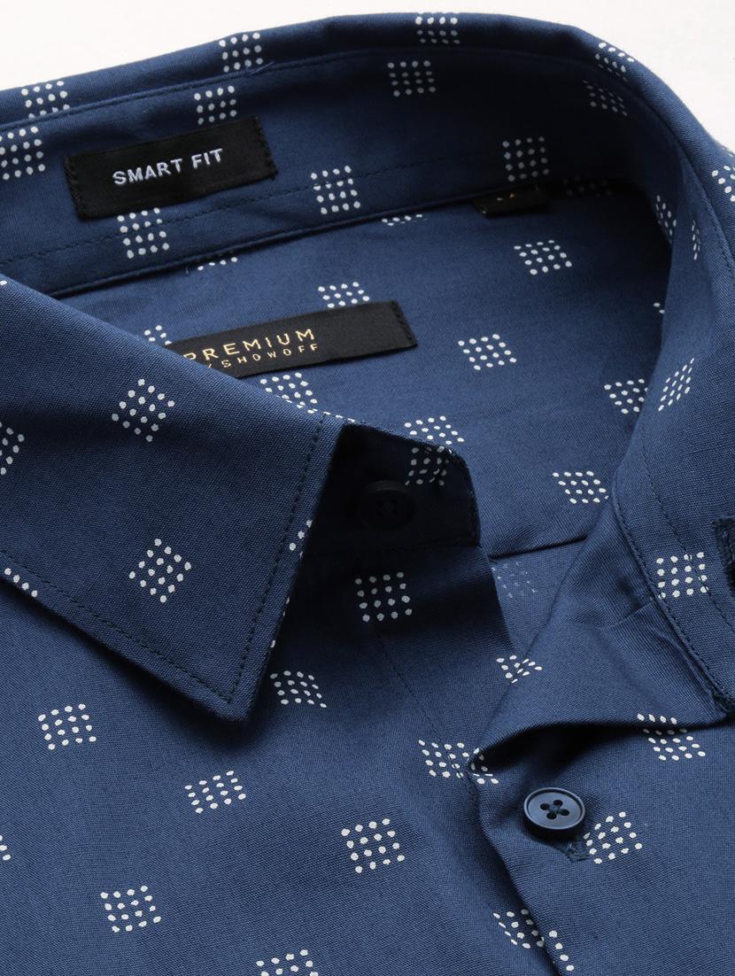mens geometric casual shirt - 20325529 - Standard Image - 6