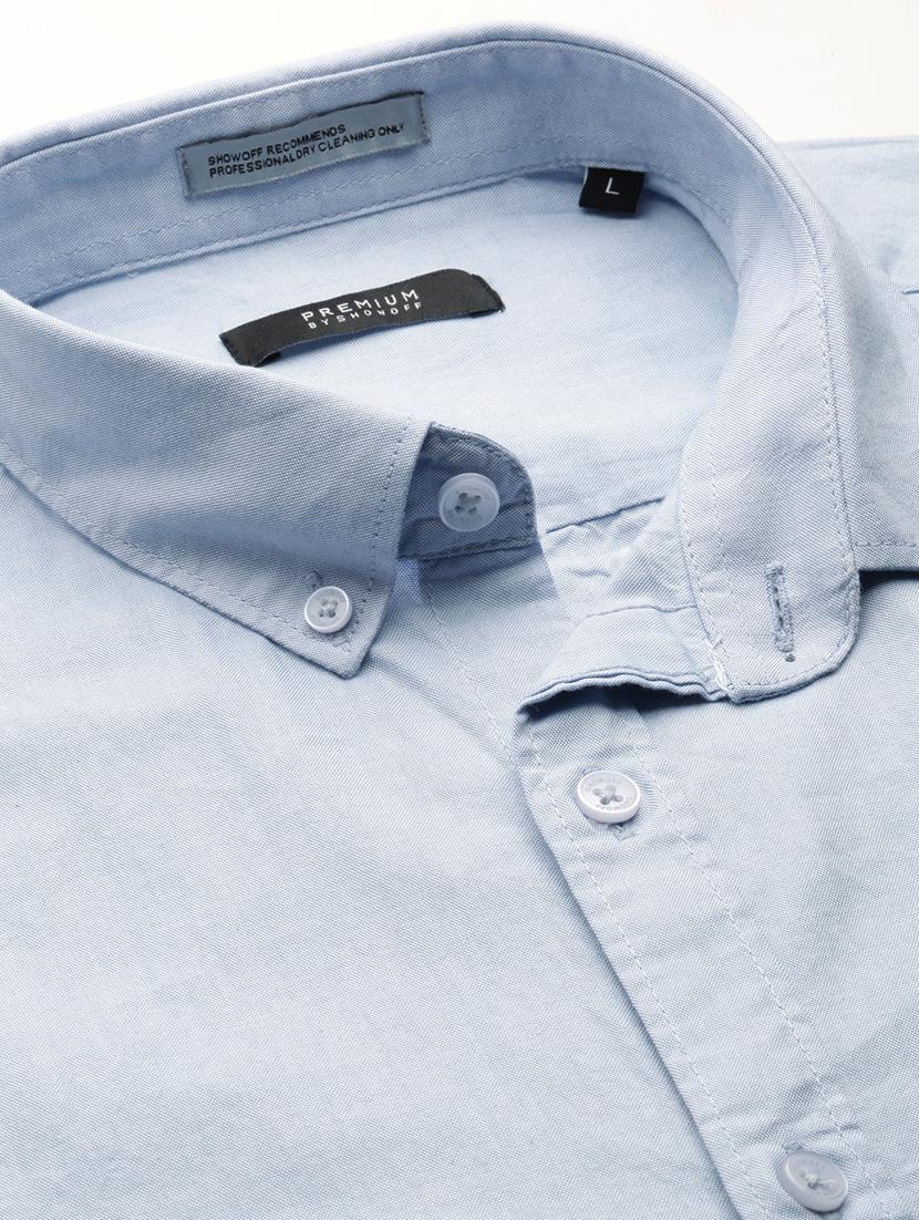 mens solid casual shirt - 20325536 - Standard Image - 6