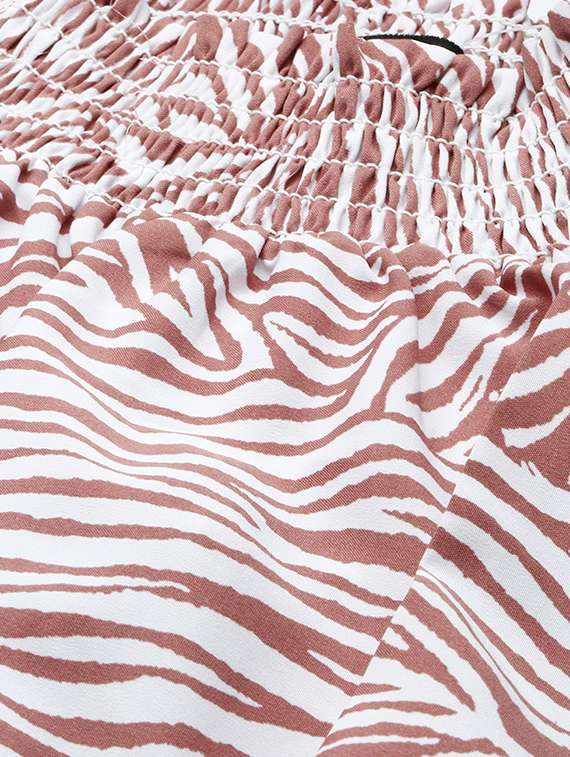 copper abstract print maxi dress - 20325669 -  Standard Image - 4