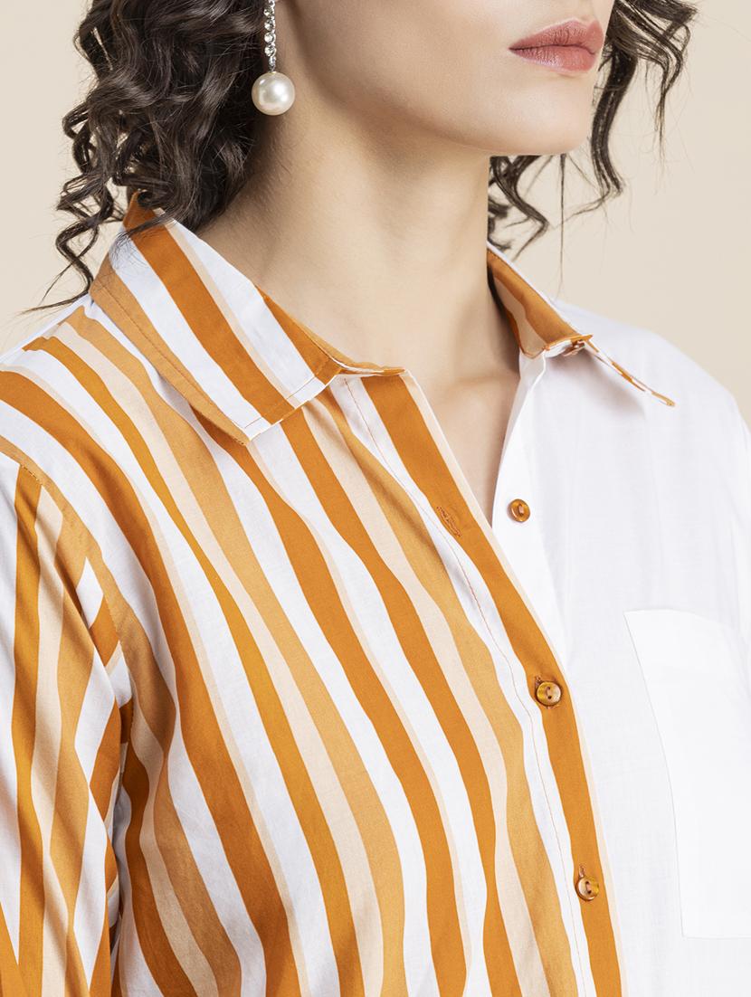 white stripes regular shirt - 20325777 - Standard Image - 4