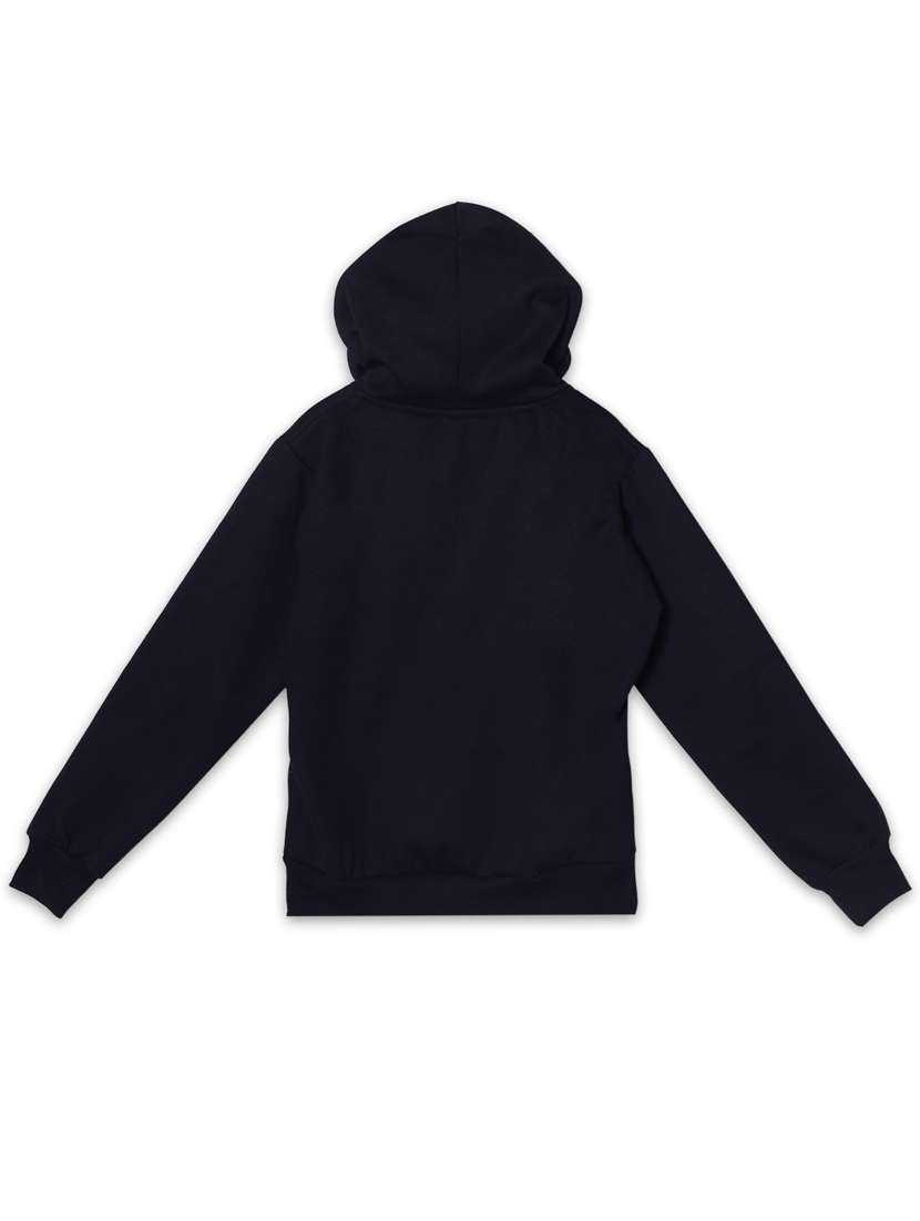 front print hood neck sweatshirt - 20329788 -  Standard Image - 1