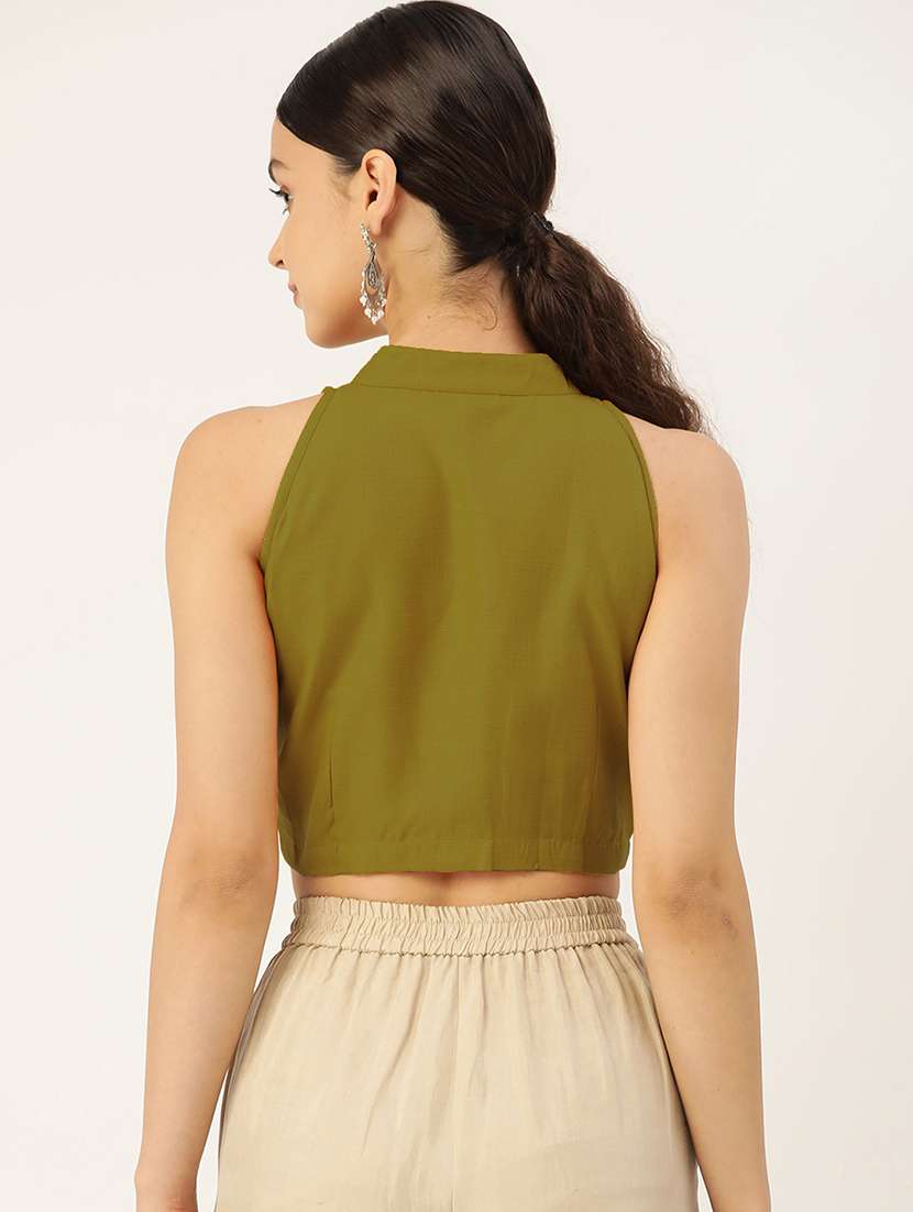 pack of 2 solid sleeveless blouse - 20330186 -  Standard Image - 4