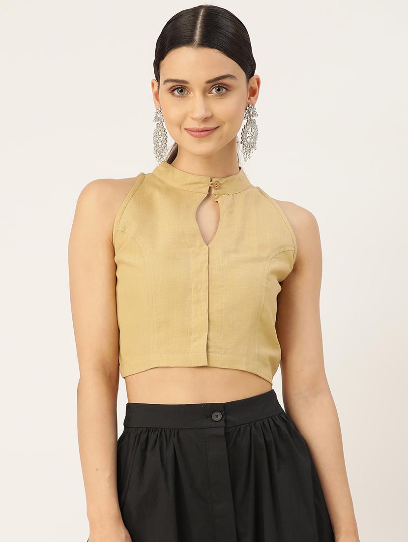 women pack of 2 solid blouses - 20330226 - Standard Image - 1