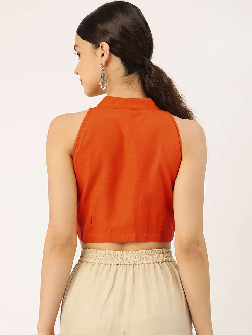 women pack of 2 solid blouses - 20330246 -  Standard Image - 6