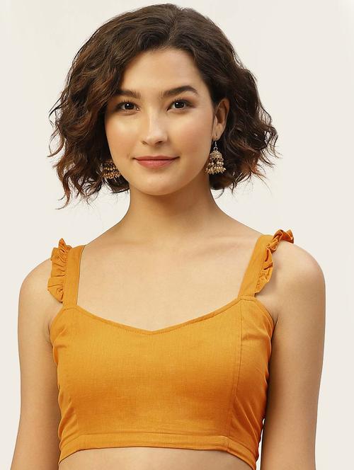 women sweetheart neck solid blouse - 20330528 -  Standard Image - 0