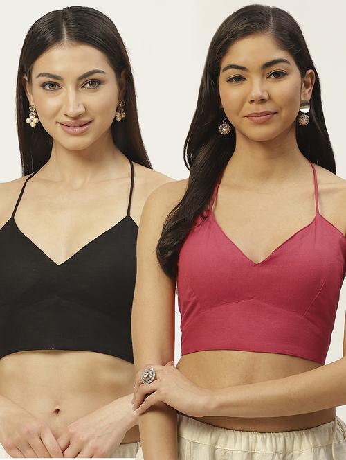 women multi color pack of 2 stitched blouse - 20330569 - Standard Image - 0