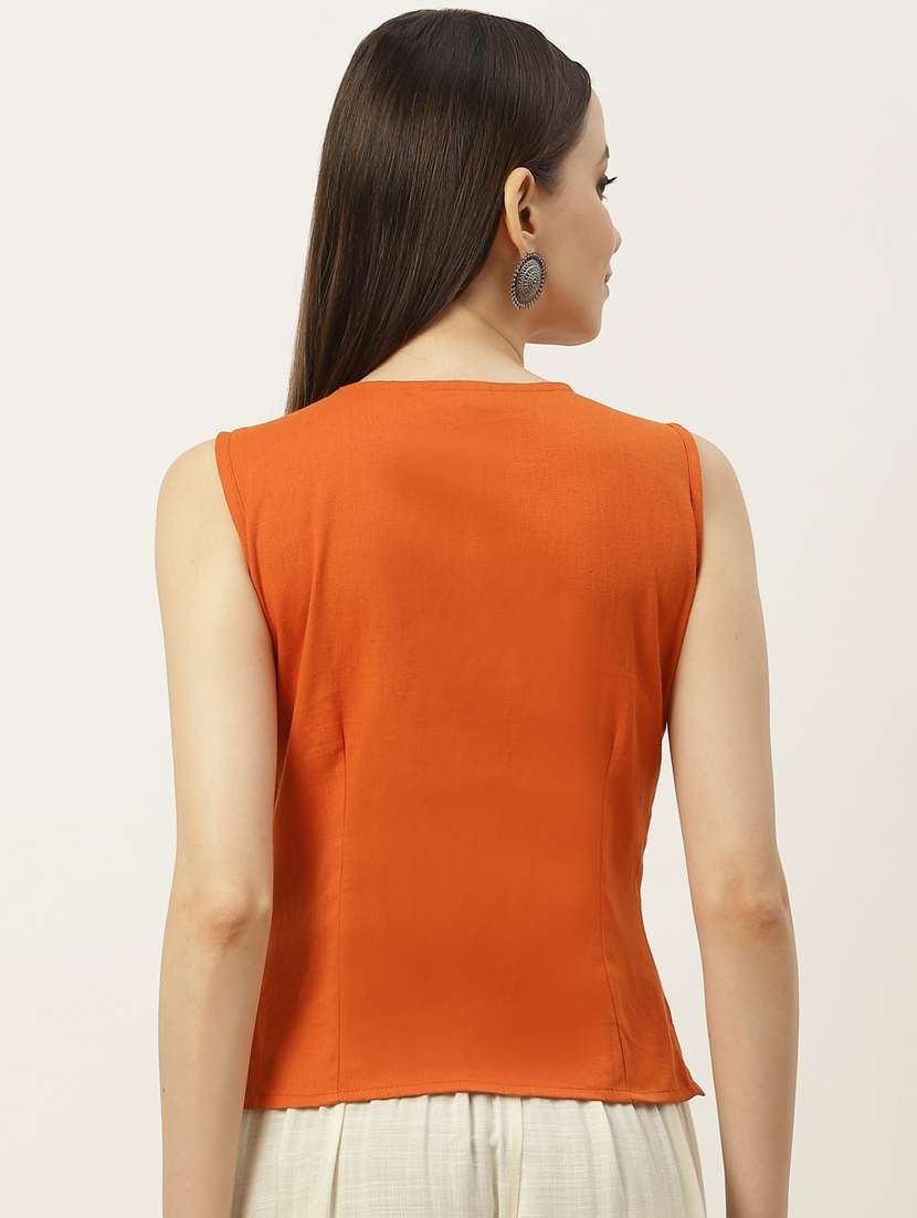 pack of 2 solid front open blouse - 20330605 -  Standard Image - 4