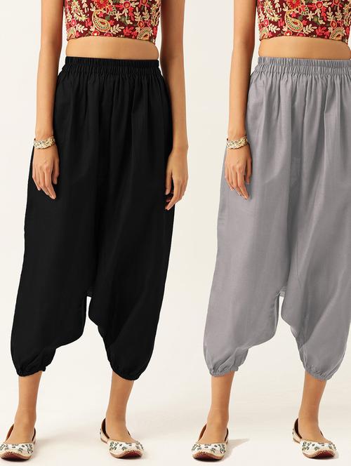 pack of 2 multi colored harem pant - 20331359 - Standard Image - 0