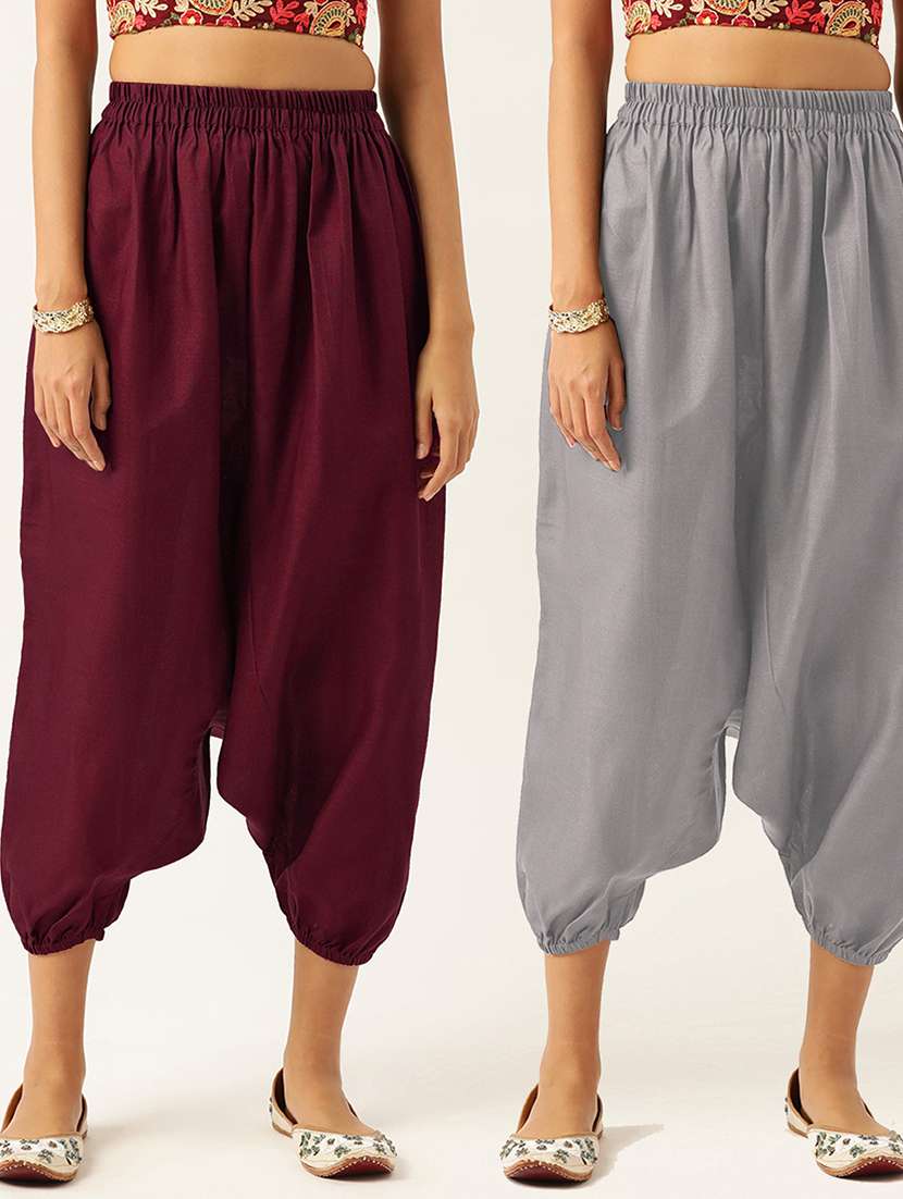 pack of 2 multi colored harem pant - 20331369 - Zoom Image - 0