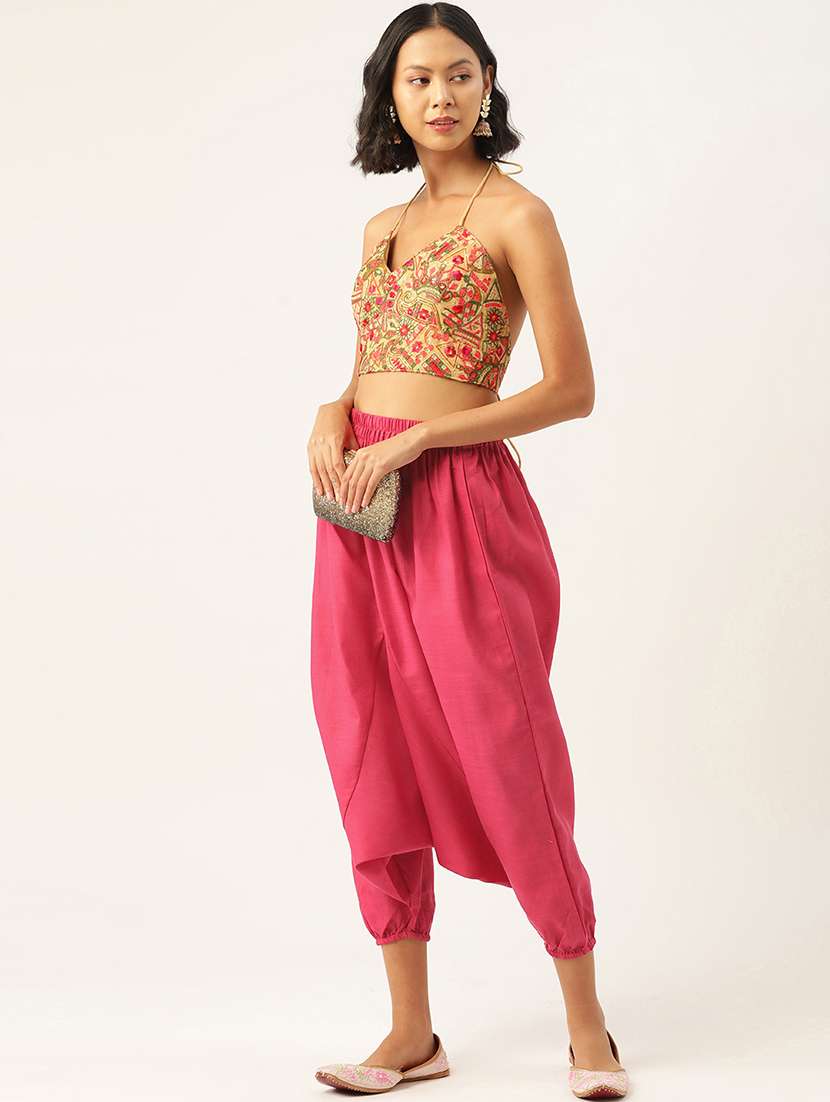 pack of 2 multi colored harem pant - 20331387 - Standard Image - 4