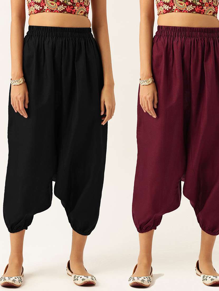 pack of 2 multi colored harem pant 