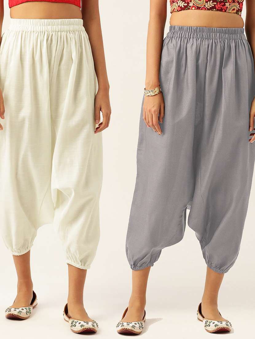 pack of 2 multi colored harem pant 