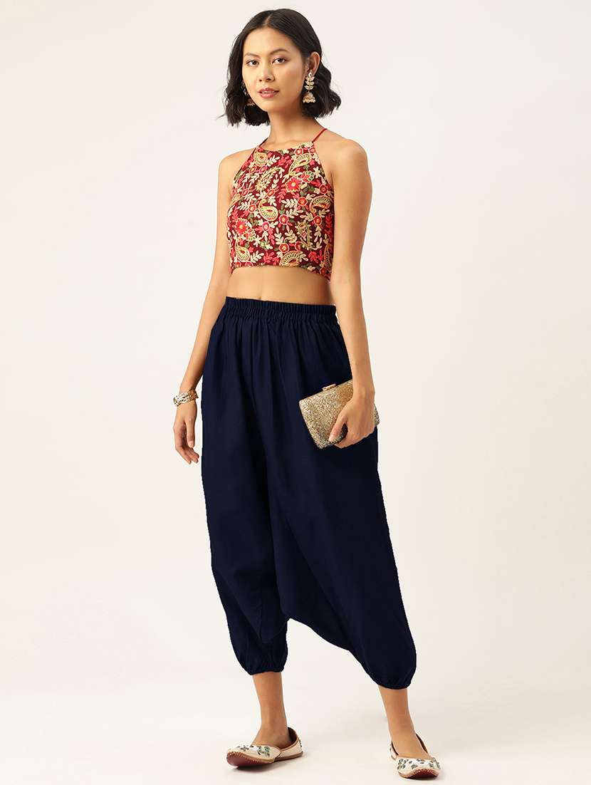 pack of 2 multi colored harem pant  - 20331401 -  Standard Image - 4