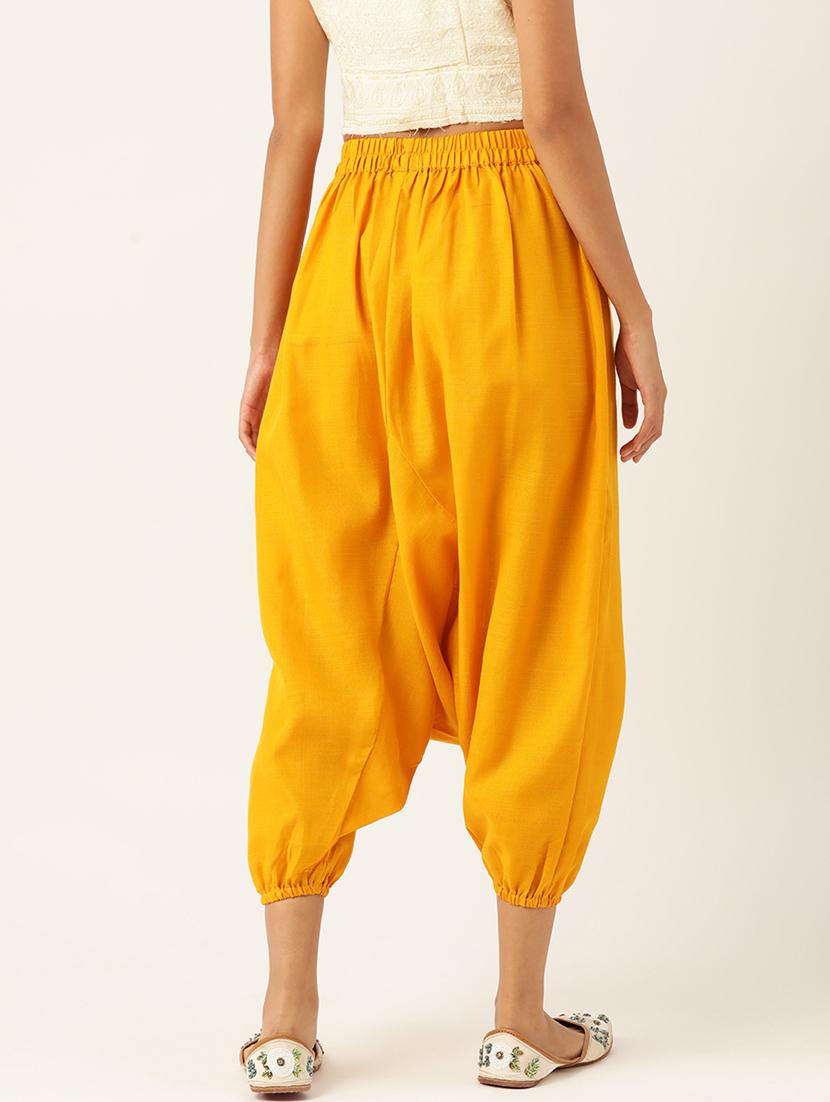 women multi colored cotton harem pant trouser  - 20331408 -  Standard Image - 1