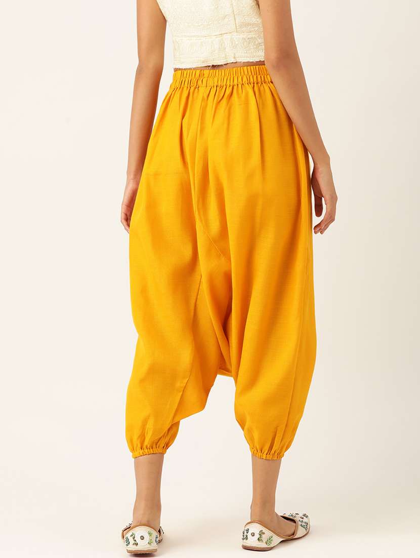 combo of 2 multi color cotton harem trouser - 20331443 -  Standard Image - 1