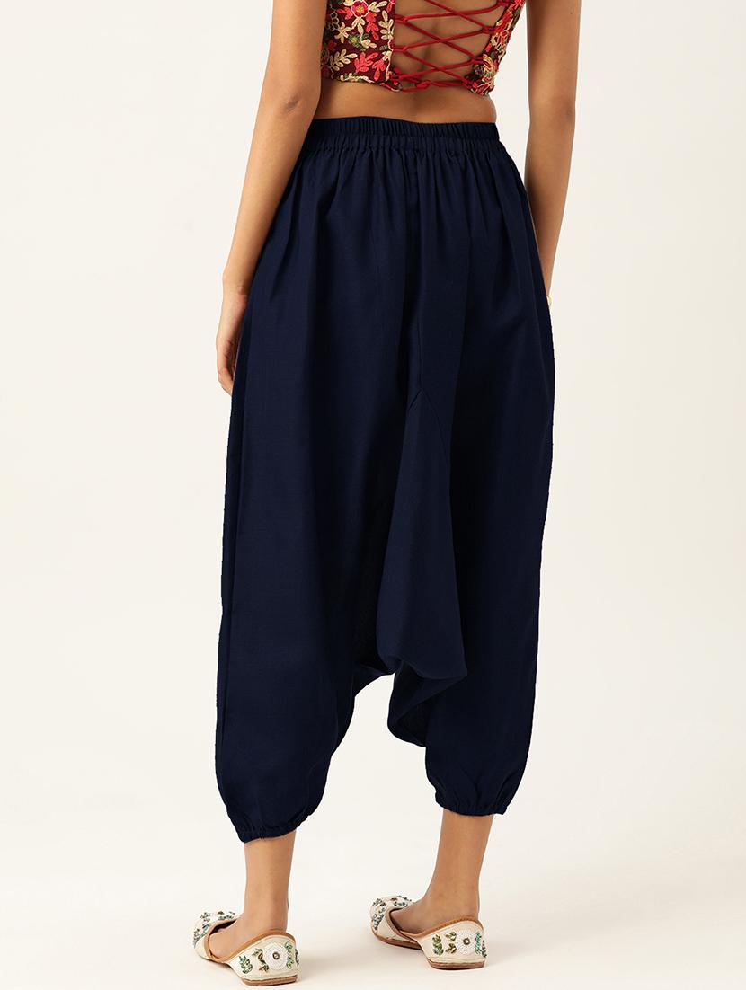 combo of 2 multi color cotton harem trouser - 20331481 - Standard Image - 1