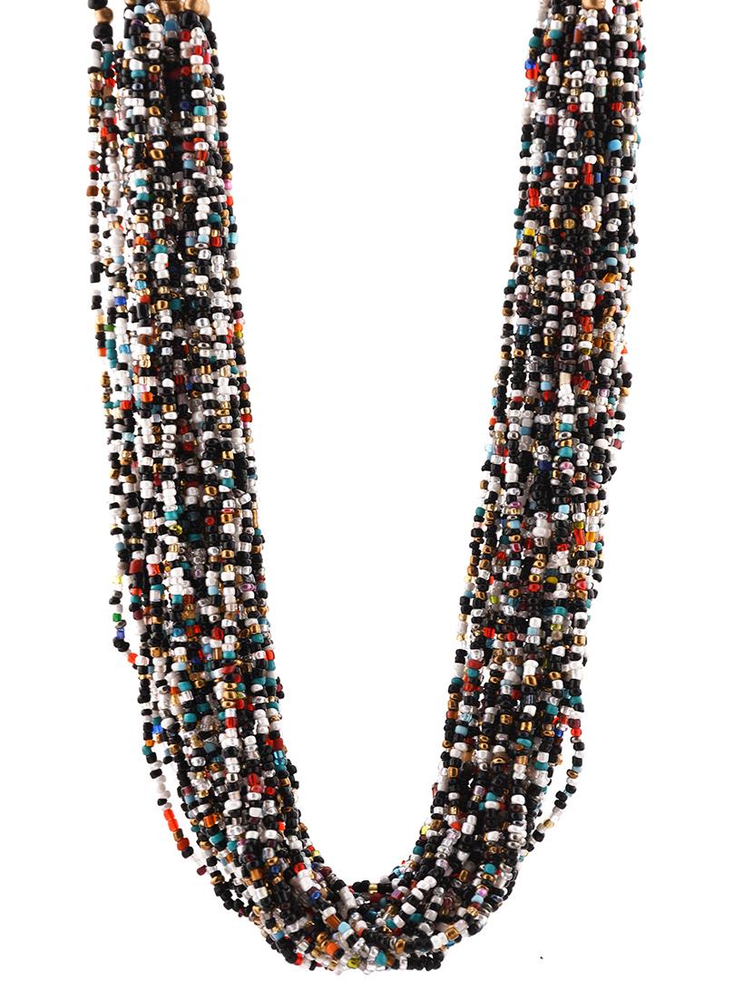 multi colored metal statement necklace - 20331795 - Zoom Image - 0
