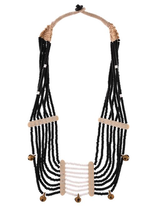 black metal statement necklace - 20331851 -  Standard Image - 0
