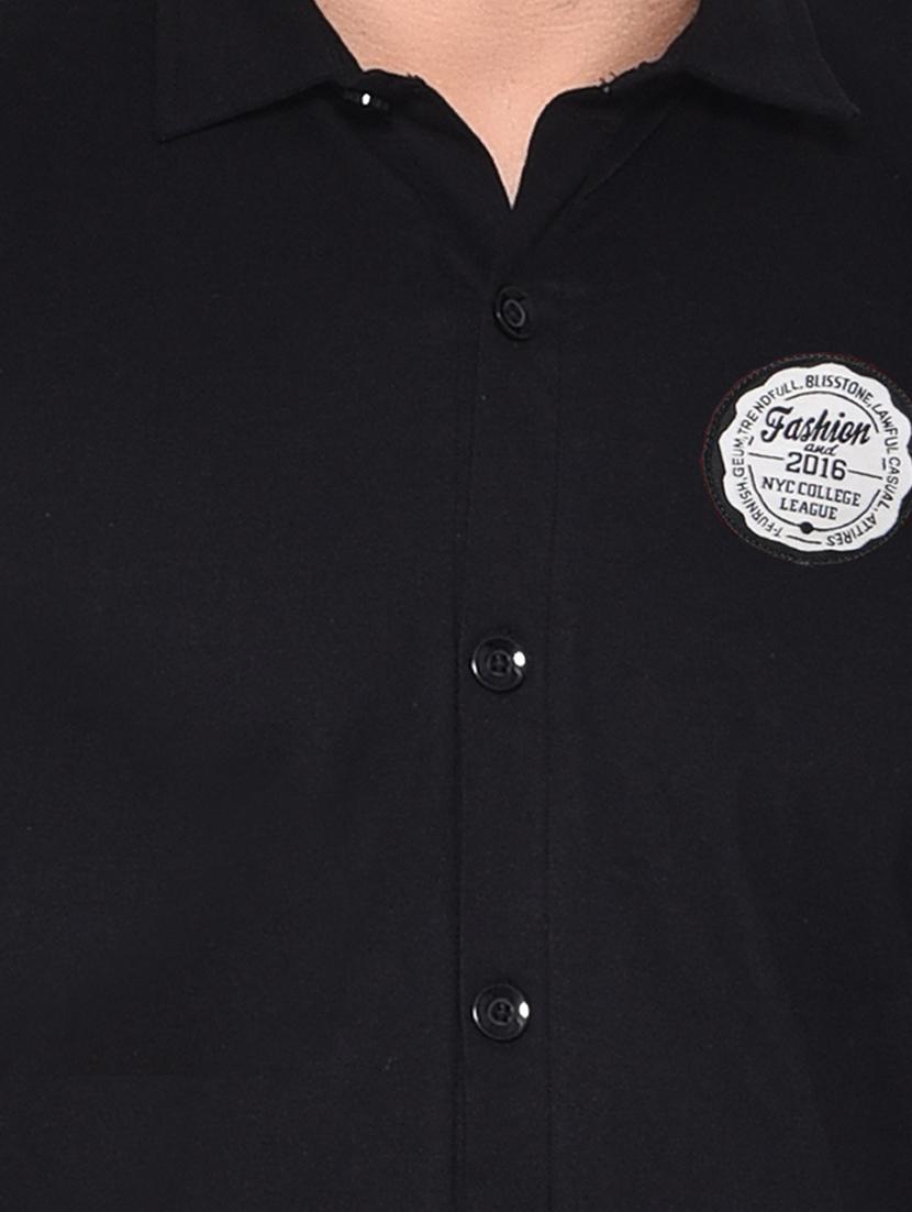 men solid slim fit short sleeve shirt - 20331872 - Standard Image - 4