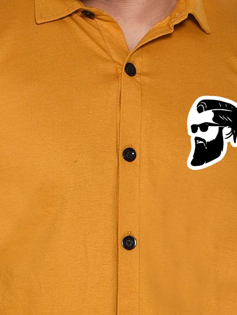 long sleeves color block casual shirt - 20331996 -  Standard Image - 4