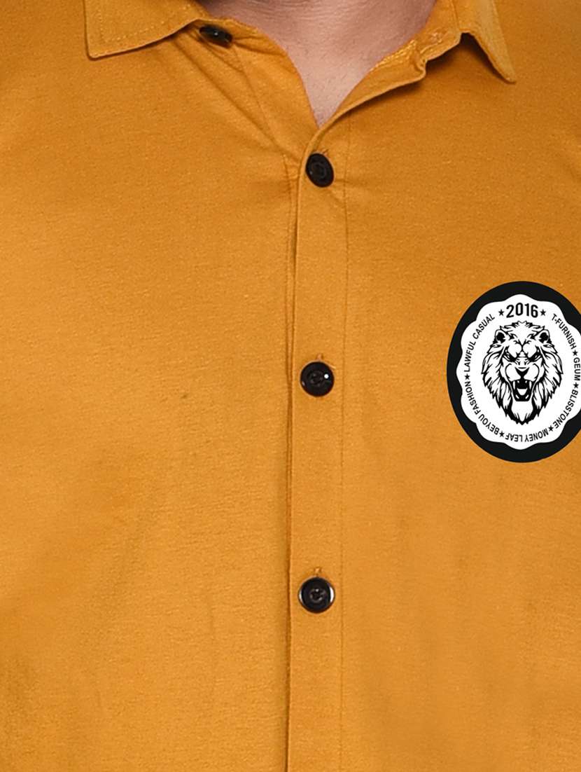 long sleeves color block casual shirt - 20332002 - Standard Image - 4