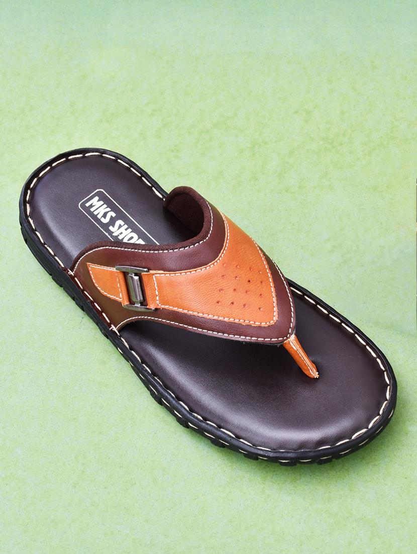 men toe seprator slippers - 20334614 - Zoom Image - 0