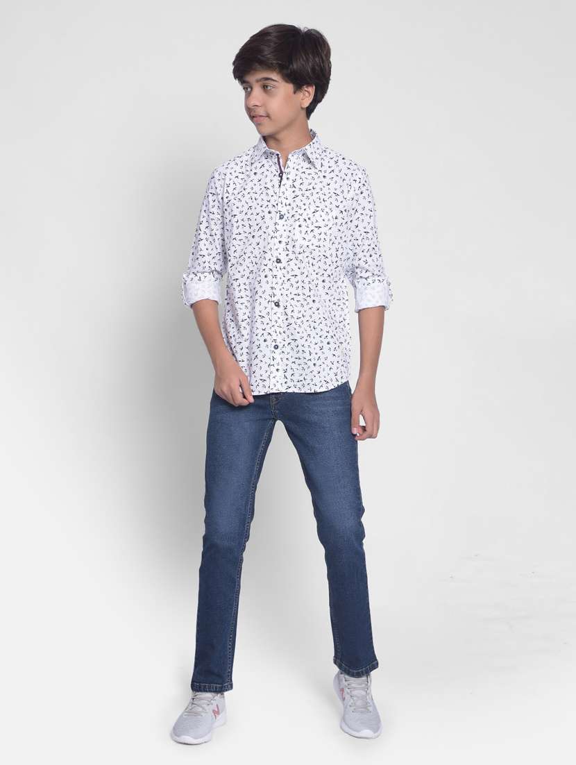 boy's plain skinny fit jeans - 20334865 -  Standard Image - 4