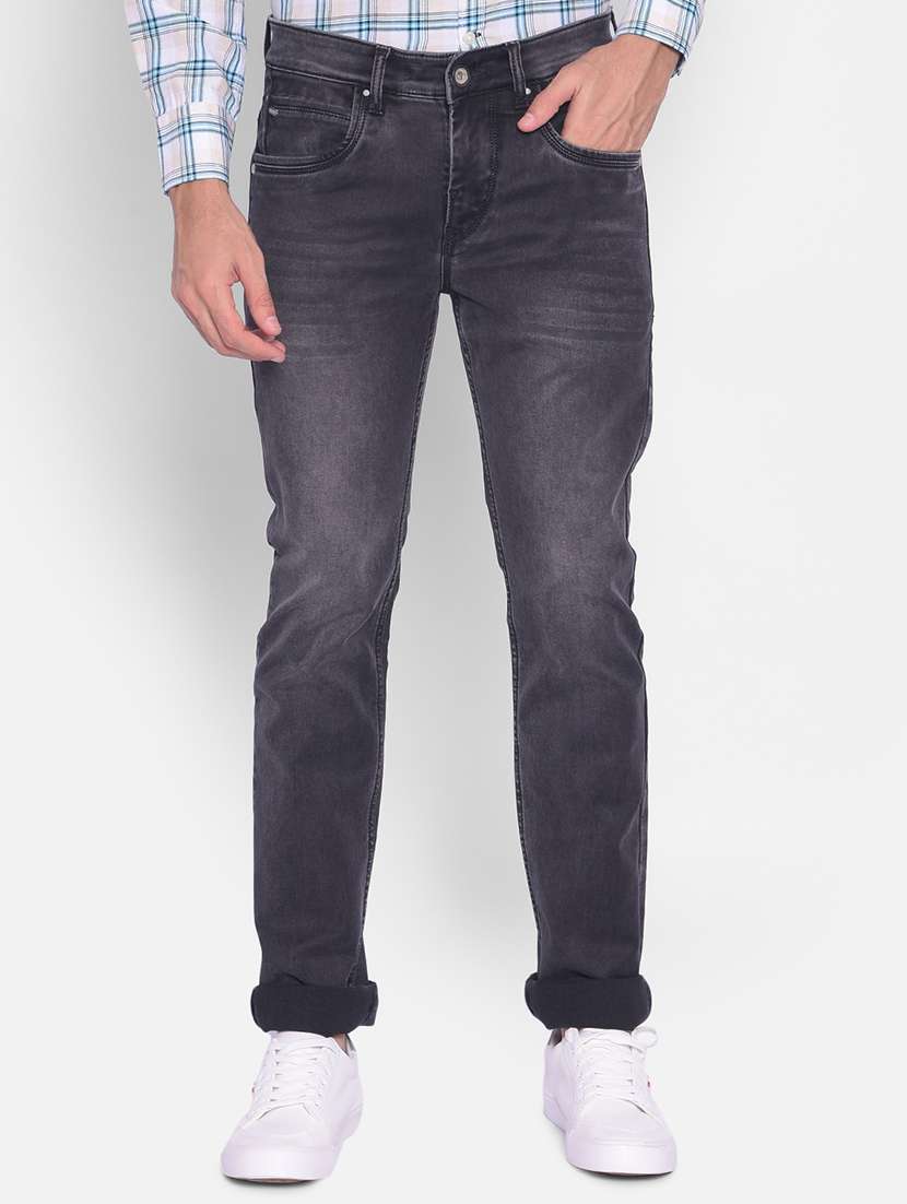 mens slim fit plain jeans