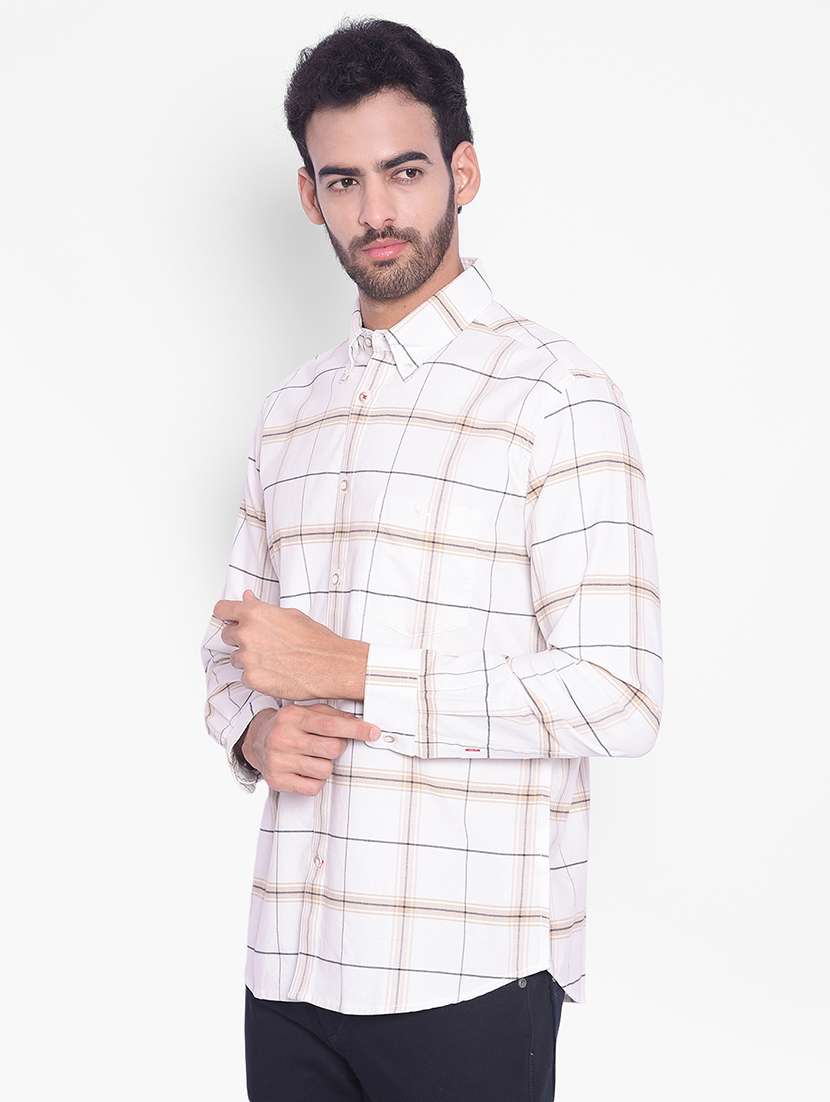 mens checks casual shirt - 20335438 -  Standard Image - 1