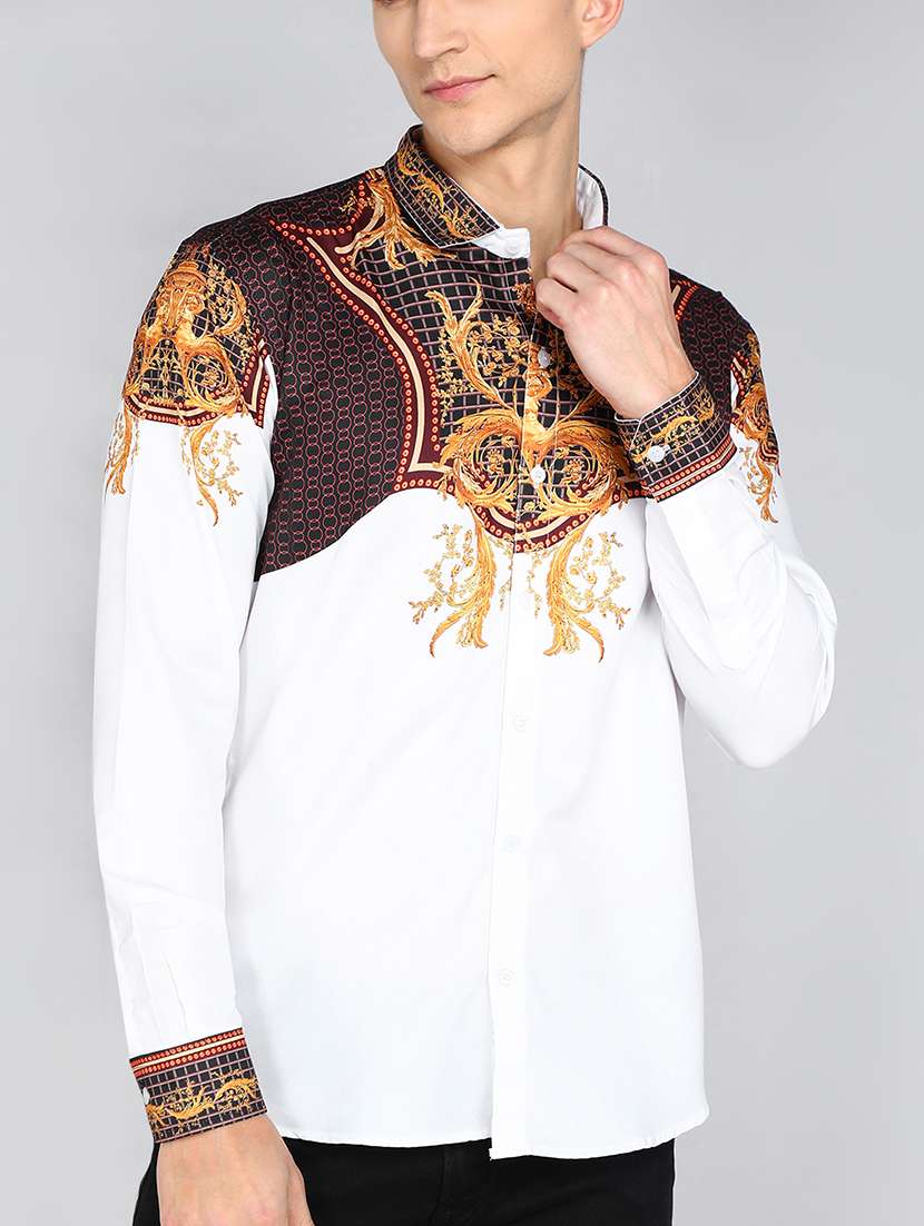 men's regular fit full sleeves casual shirt - 20335740 -  Standard Image - 1