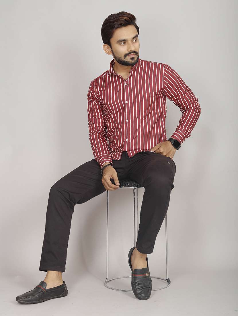 men's regular fit full sleeves casual shirt - 20335806 -  Standard Image - 1