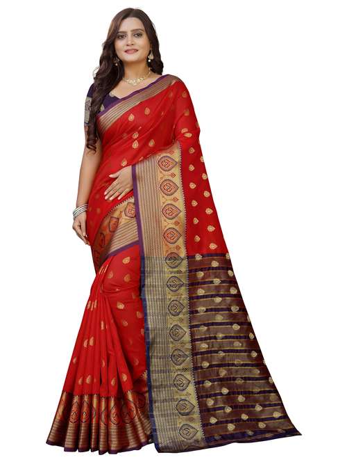 women's banarasi saree with blouse - 20335997 -  Standard Image - 0