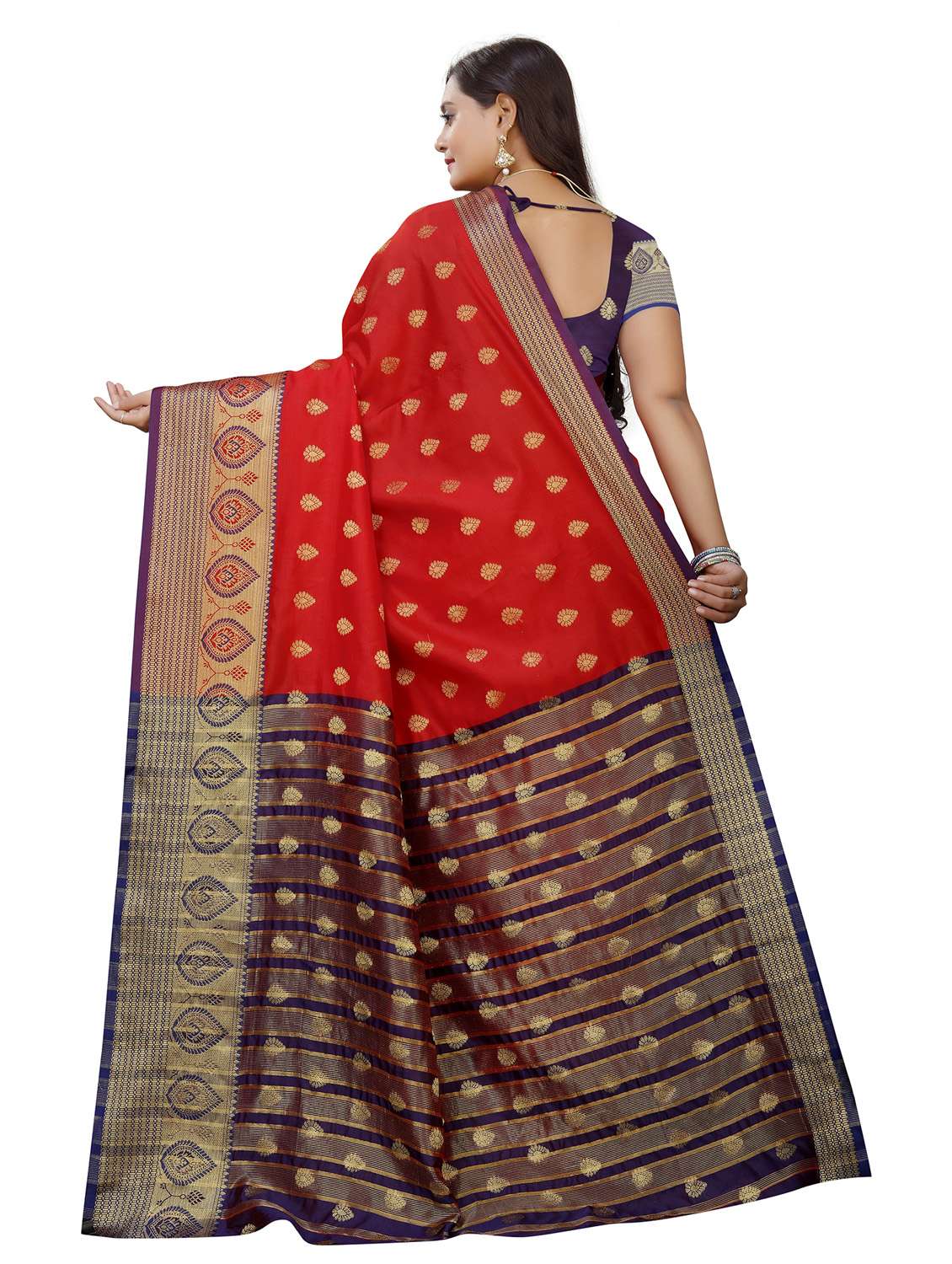 women's banarasi saree with blouse - 20335997 -  Standard Image - 1