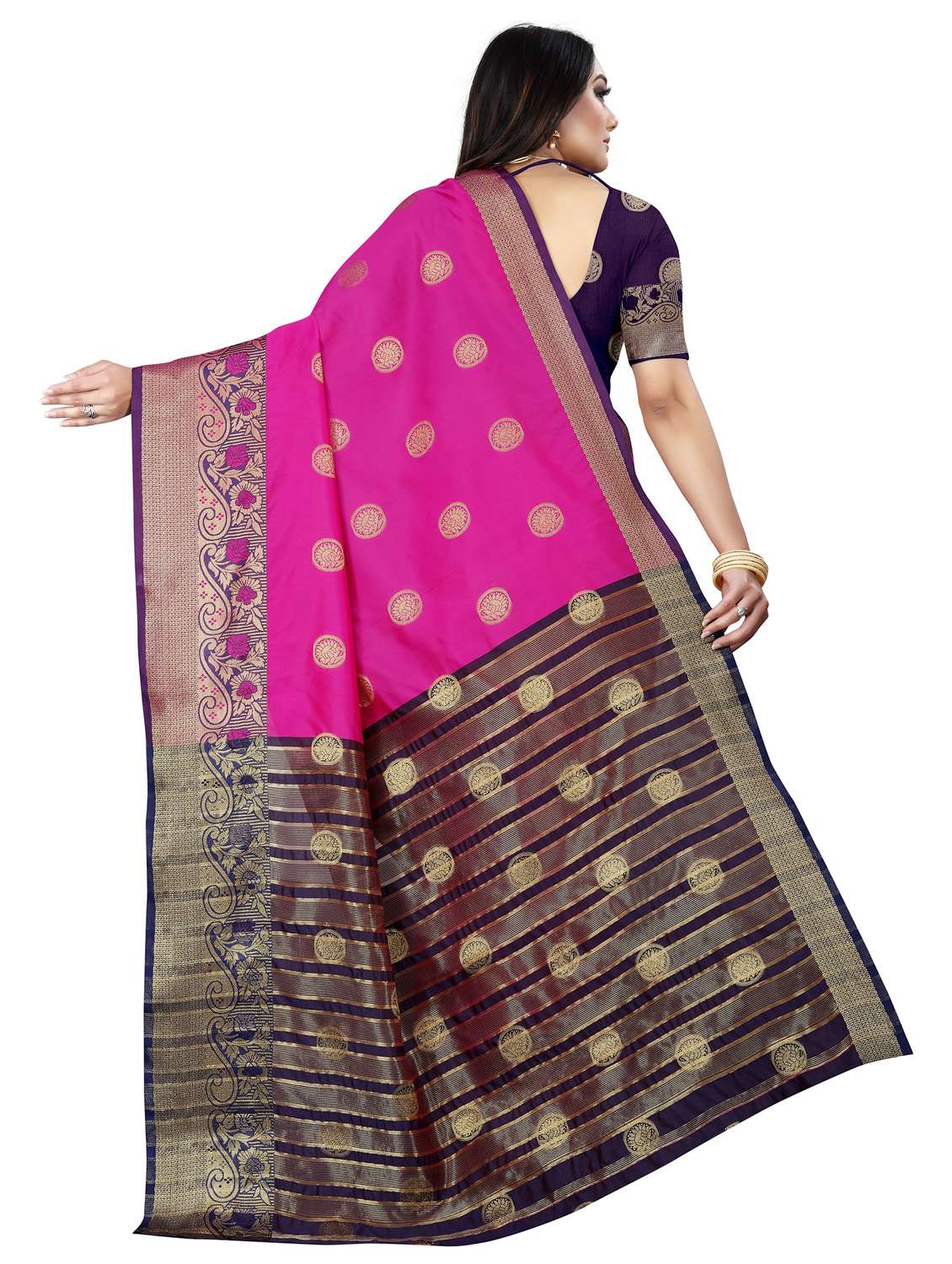 women's banarasi saree with blouse - 20336004 -  Standard Image - 1