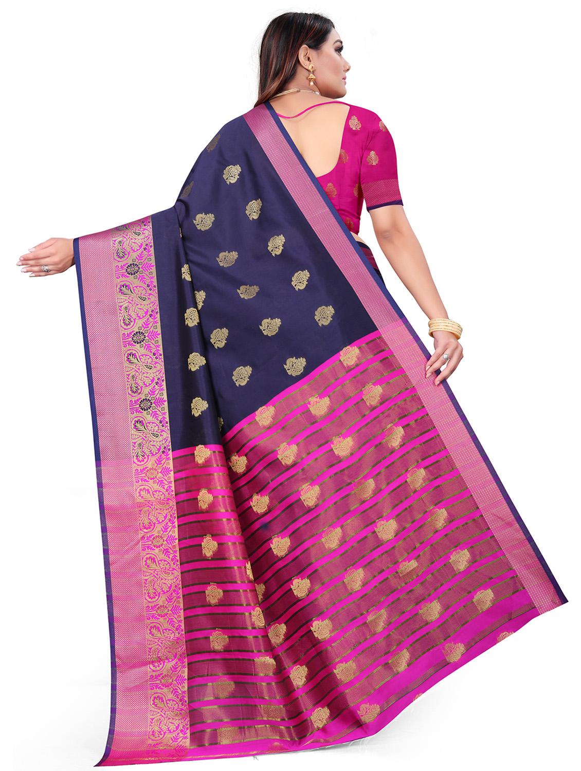 women's banarasi saree with blouse - 20336173 -  Standard Image - 1