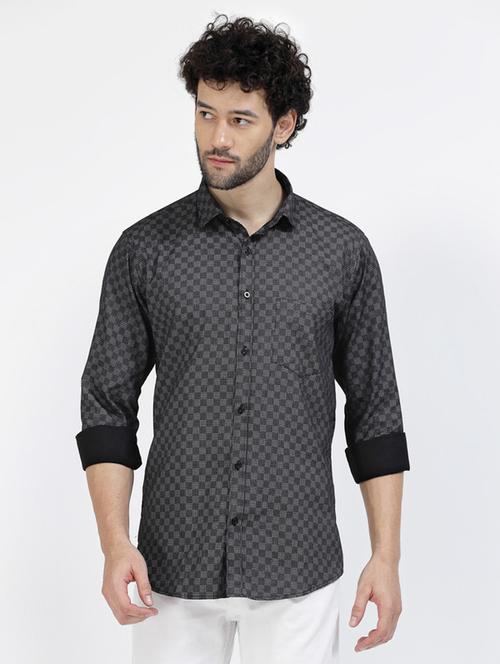 mens printed casual shirt - 20342352 -  Standard Image - 0