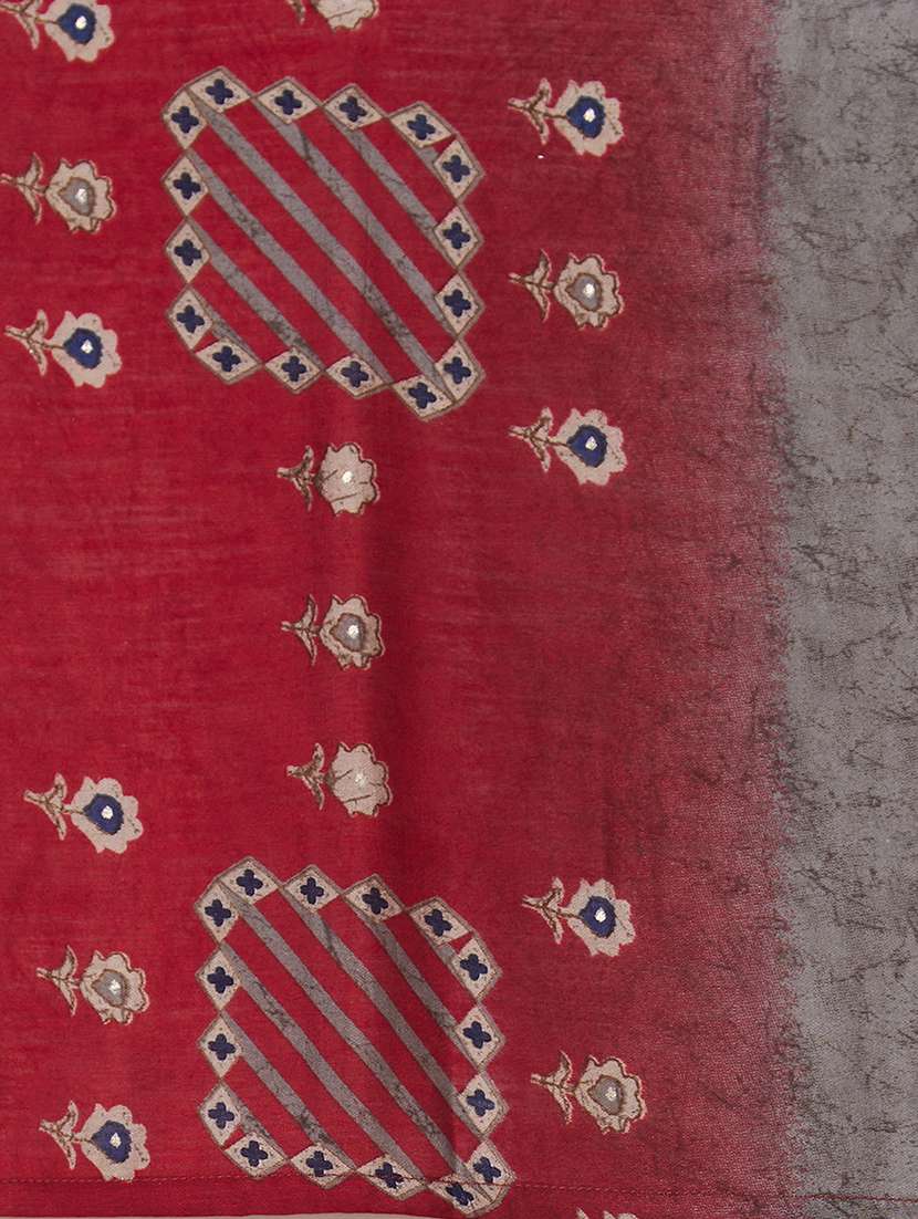 women maroon kurta dupatta set - 20343212 -  Standard Image - 6