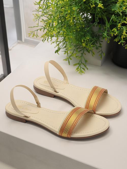 women beige slip on sandal - 20344215 -  Standard Image - 0
