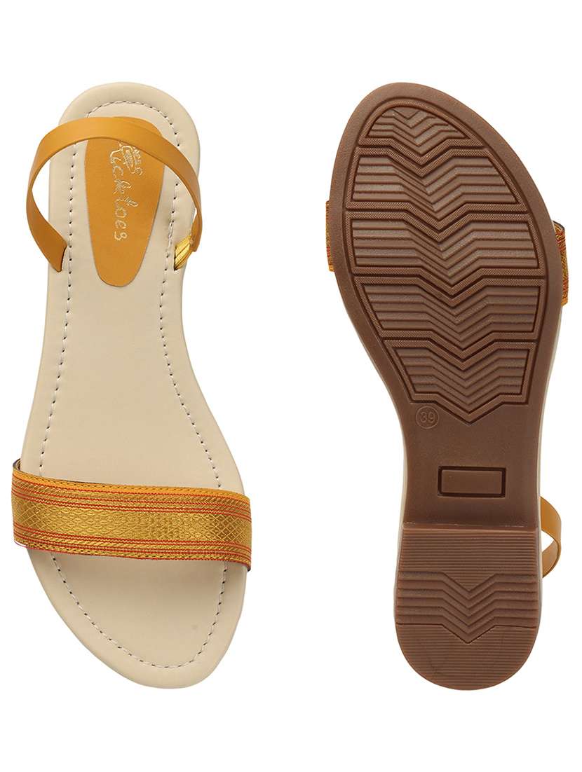 women beige slip on sandal - 20344217 -  Standard Image - 1