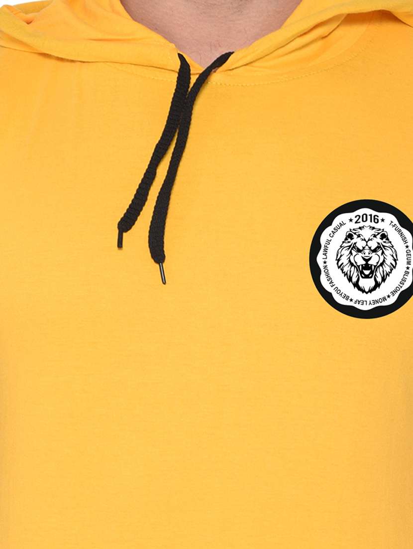 yellow cotton tshirt - 20345081 -  Standard Image - 4