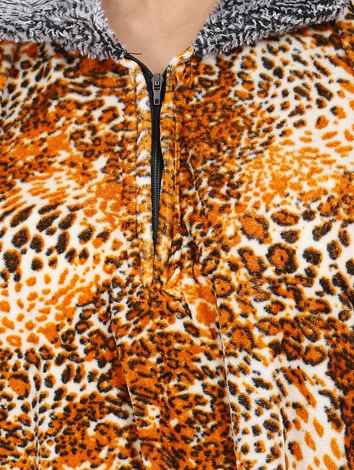 yellow animal print nighty - 20345382 - Standard Image - 4