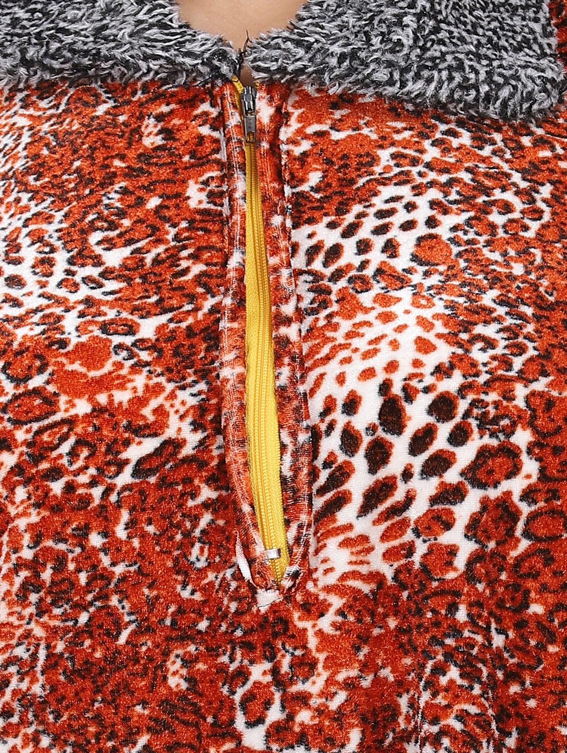 orange animal print nighty - 20345383 - Standard Image - 4
