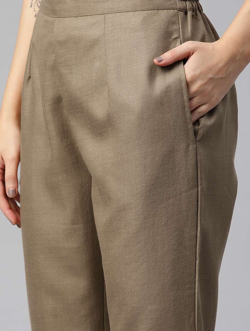 brown blazer and trousers co-ord - 20346204 - Standard Image - 4