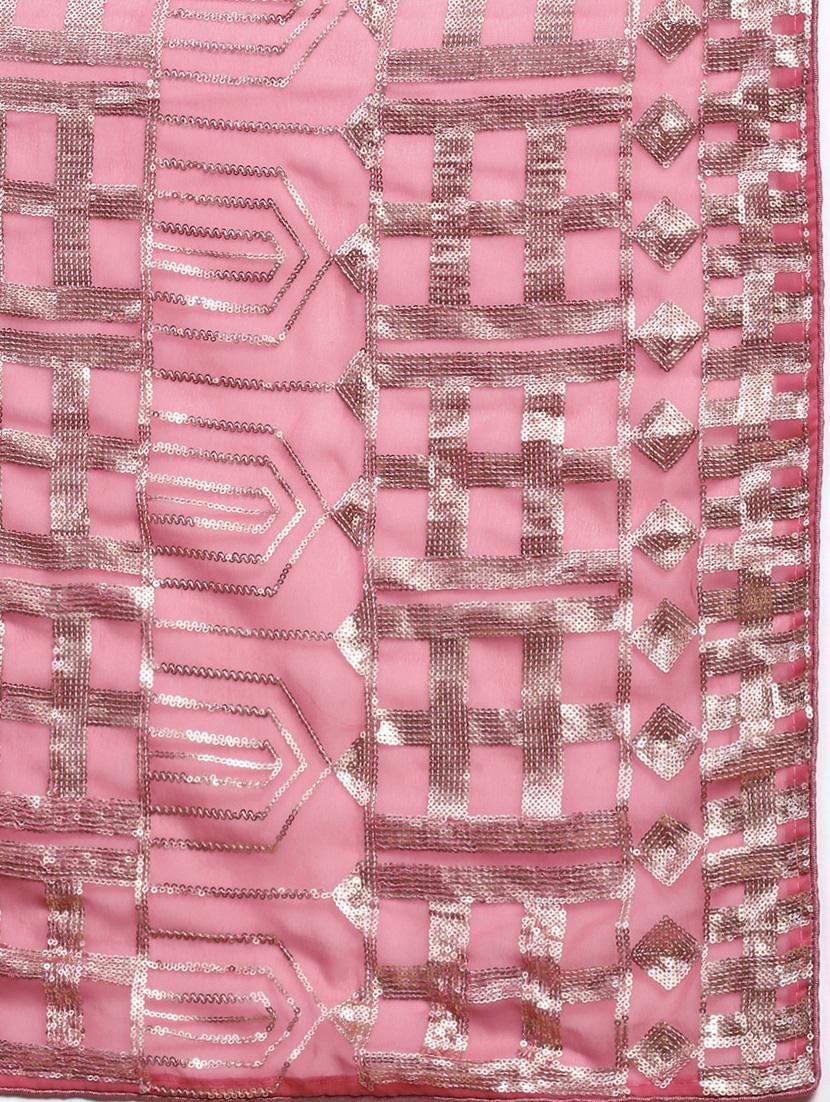 women's embellished saree with blouse - 20349612 - Standard Image - 4
