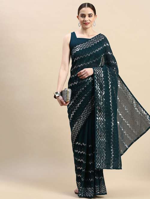 women's embellished saree with blouse - 20349615 -  Standard Image - 0